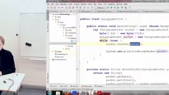 Лекция 12. Разработка сетевых приложений на Java. Алексей Владыкин. 2014 год смотреть онлайн