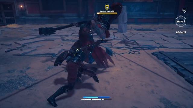 Assassin's Creed Origins Gladiator Arena - The Hammer Boss Fight #3 смотреть онлайн