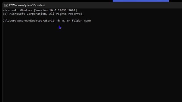 How to Hide/ Unhide Folder Using CMD in Windows 10/11 смотреть онлайн