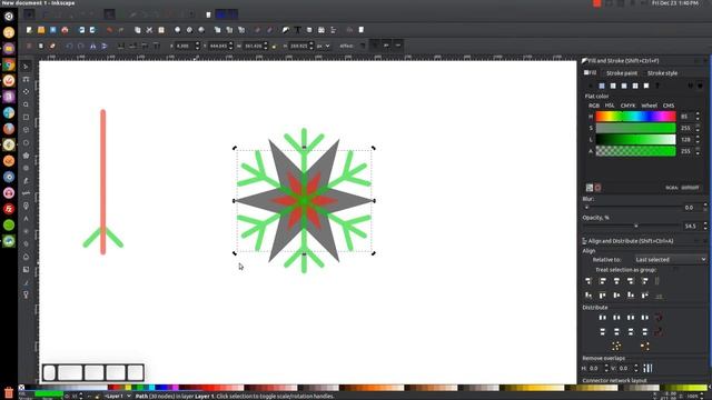Inkscape for Beginners: Vector Snowflakes Tutorial смотреть онлайн