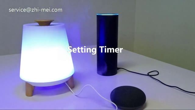 Zemismart smart aroma lamps voice control color changing work with Alexa Echo Plus смотреть онлайн