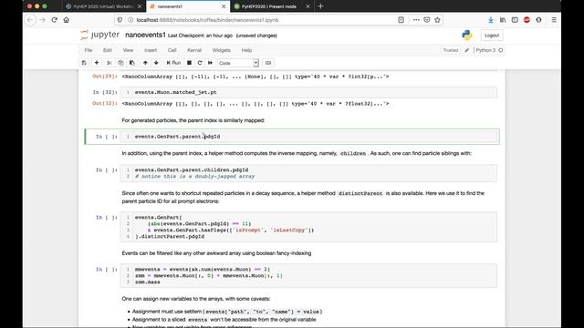 PyHEP 2020 Nanoevents Demo смотреть онлайн