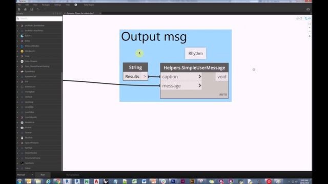 Adding User Interfaces to Dynamo Scripts (Presentation + Demo) смотреть онлайн