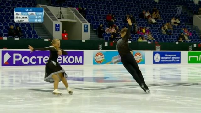 Александра Воронова - Андрей Халаньков. Ритм-танец. Юниоры. Казань. Гран-при России 2022 смотреть онлайн