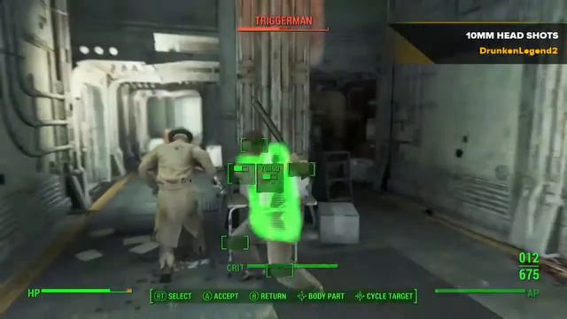 Fallout 4 10mm headshots смотреть онлайн