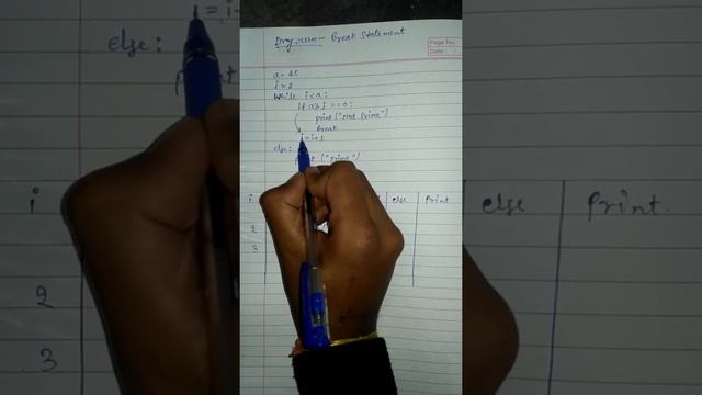 Dry Run of Break statement using While Loop in Python смотреть онлайн