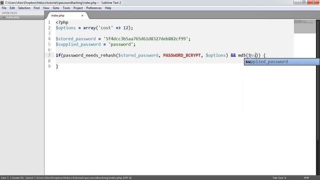 Secure PHP Password Hashing: Securing Existing User Passwords смотреть онлайн