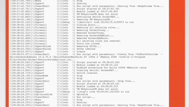 Docker on windows 10 can't startup after deleting MobyLinuxVM in Hyper-V manually смотреть онлайн