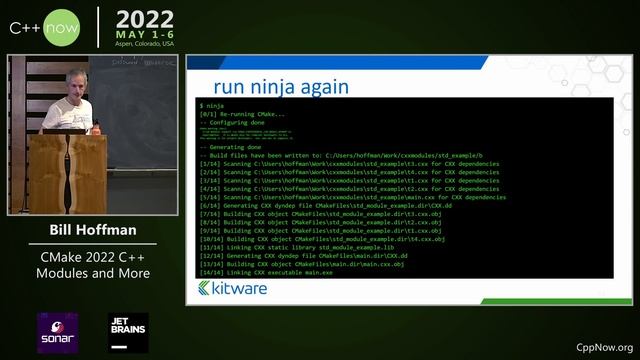 CMake 2022 C++ Modules and More - Bill Hoffman - CppNow 2022 смотреть онлайн