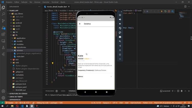 Movies App (Made in dart week) смотреть онлайн