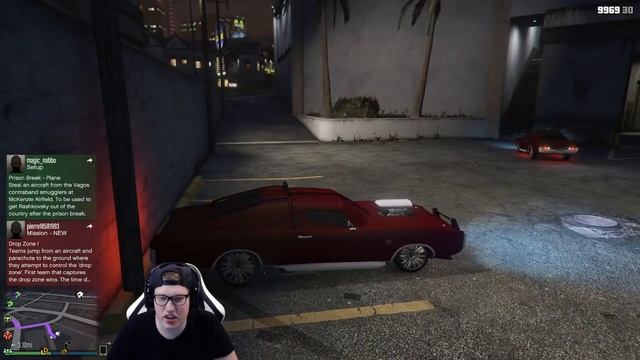 'DUKE O DEATH' MUSCLE CAR RACE! (GTA V Online Freeroam) смотреть онлайн