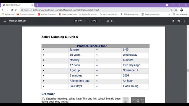 2a3-sabadoam-class3- asking questions using present perfect continuous смотреть онлайн