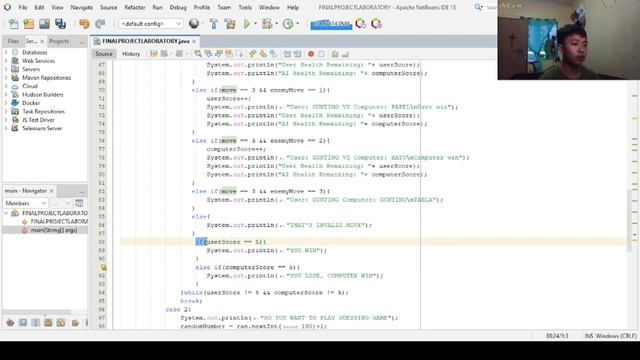 JAVA GAME MENU ( USING DO WHILE LOOP, SWITCH AND IF ELSE IF ELSE) FINALS PROJECT смотреть онлайн