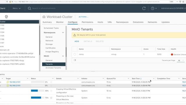 VMUG Demo: MinIO on the VMware Data Persistence platform смотреть онлайн