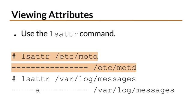 6.7 File Attributes смотреть онлайн