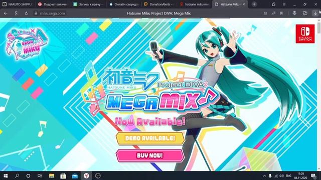 Важная инфа по поводу Hatsune Miku MegaMix Nintendo Switch mod by gennri64 смотреть онлайн