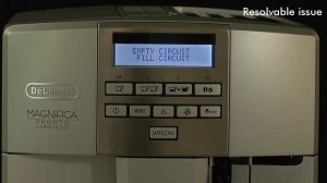 How to Clear an Air Blockage in Your De'Longhi Magnifica ESAM04 Coffee Machine