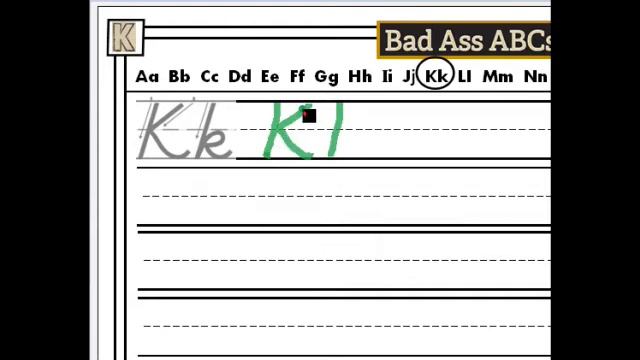 K 1 Bad Ass ABCs - Full Lesson Letter K (1 of 10) смотреть онлайн