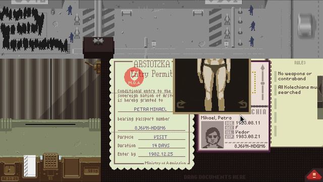 Papers Please Part 6 Sob Stories смотреть онлайн