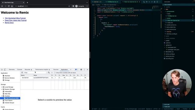 Using Cookies in Remix to Handle a Terms of Service Banner смотреть онлайн