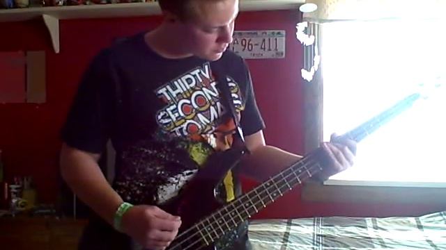 Bass cover: Blue October- Drilled a Wire Through My Cheek смотреть онлайн