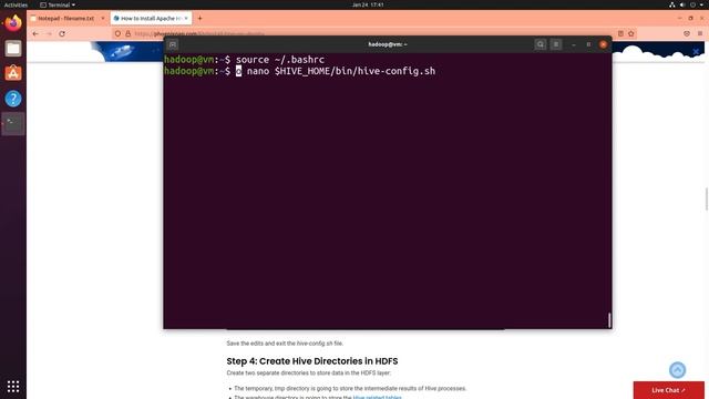 Install Hive on Hadoop Ubuntu. смотреть онлайн