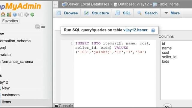 MySQL Database Tutorial #24 INSERT INTO ( हिन्दी) смотреть онлайн