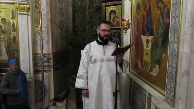 Рождество Христово. Отпуст и благодарственные молитвы по Святом Причащении смотреть онлайн