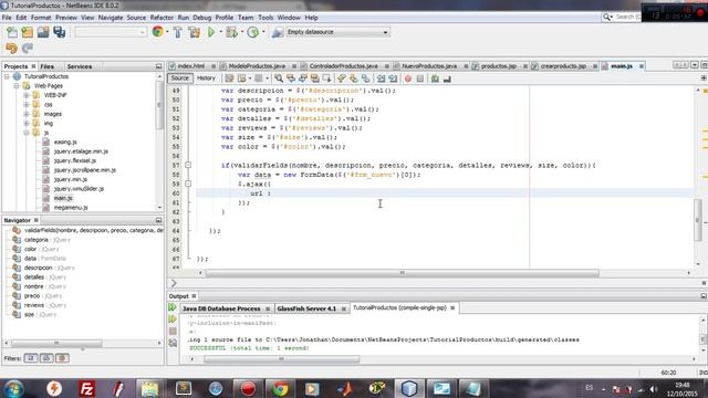 CRUD con JSP, AJAX y MYSQL - 7 смотреть онлайн