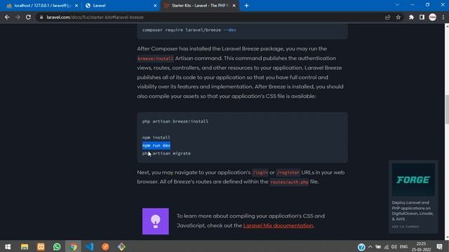 Laravel 9 Breeze Scaffolding Tutorial | Auth Scaffolding in Laravel 9 using Breeze with demo смотреть онлайн