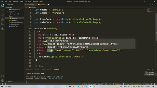 Explain JSX Attributes In React Js || EXCELLENT CODE WITH AJ смотреть онлайн