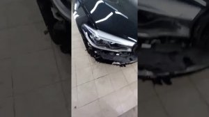 снятие бампера BMW5 G30/G31