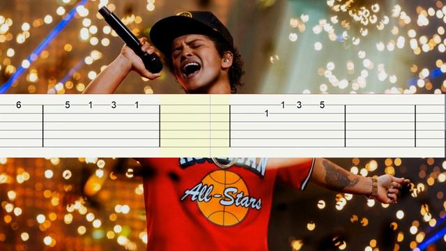 Just The Way You Are - Bruno Mars/Tutorial guitarra(Melodia)/Tablatura смотреть онлайн