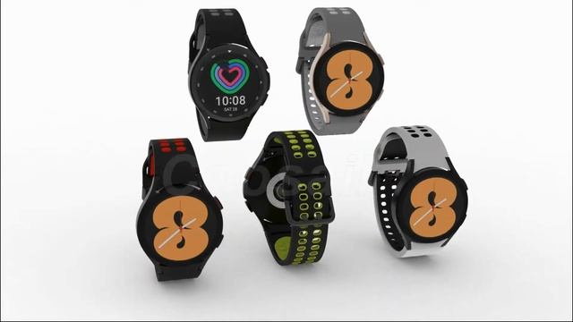 2 Colors Sport Band for Samsung Galaxy Watch 4 5 40mm 44mm & Watch4 Classic 42mm 46mm & Watch 5 Pro смотреть онлайн