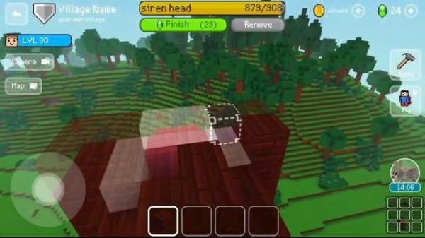 Siren Head Monster - Block Craft 3d: Building Simulator Games for Free