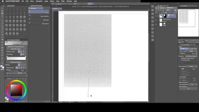 [Clip Studio] How To Add Gradient Fade On Tone