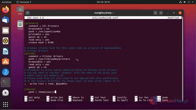 How to install samba configuration on Ubuntu 20.4.1 смотреть онлайн