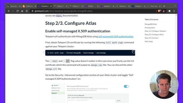 Setting up Teleport Database Access with MongoDB Atlas смотреть онлайн