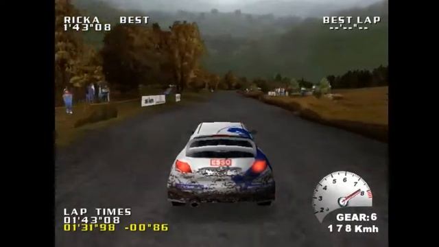V-Rally 2 Expert Edition - Custom track - Long way смотреть онлайн