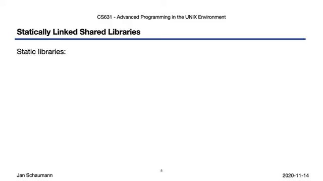 Advanced Programming in the UNIX Environment: Week 11, Segment 3 - Shared Libraries смотреть онлайн