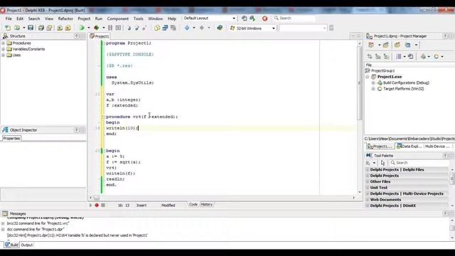 Уроки программирования на Delphi 4 процедуры и функции смотреть онлайн