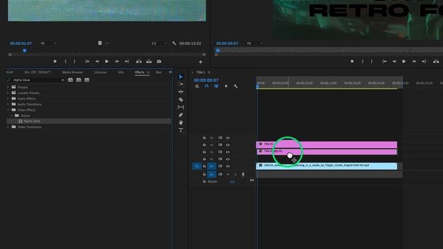 How to create an old CRT TV Font in Premiere Pro | Tutorial смотреть онлайн