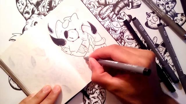 Moleskine sketch #8 (Speed drawing) смотреть онлайн