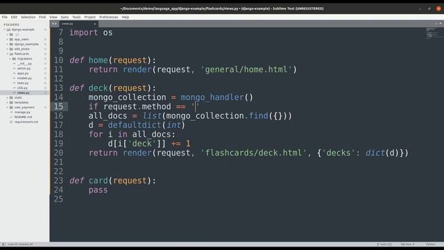Building a language app (flashcards) with MongoDB and Django смотреть онлайн