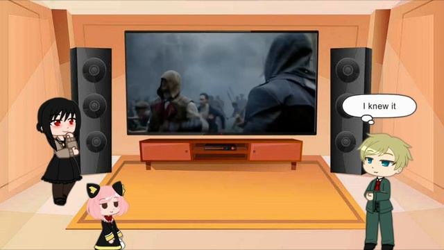 SpyxFamily React To Assassins Creed Cinematic Trailers | Gacha Reacts