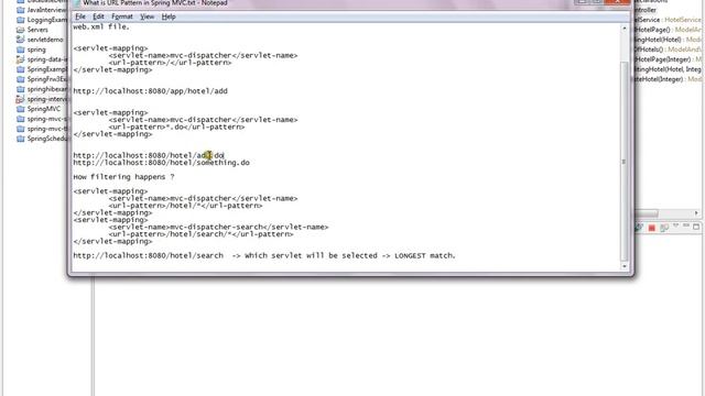 WHAT IS URL PATTERN IN SPRING MVC смотреть онлайн