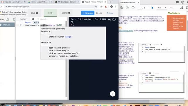 Guess the Number (Python) смотреть онлайн