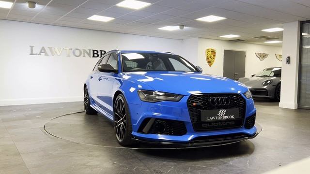 2018 Audi RS6 Performance 4.0 V8 TFSI Quattro смотреть онлайн