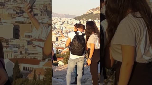 Афины. Вид на Акрополь смотреть онлайн