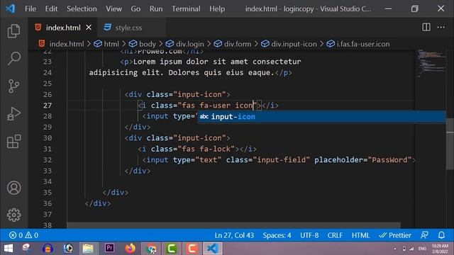 How To Create Responsive Login Form Using HTML & CSS смотреть онлайн